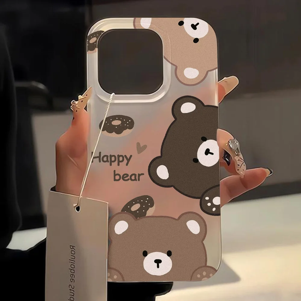 Cartoon Case For iPhone 11 Cases For iPhone 16 14 Plus 15 Pro Max 12 13 Mini Cute Dachshund Sausage Dog Painted Phone Case Cover