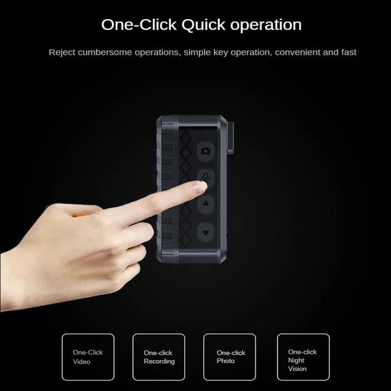 GJUELIRRA N9 Mini Body Camera Full HD 1296P Body Mounted Camera Small Portable Night Vision Police Body Cam 8GB-512GB Mini Cam