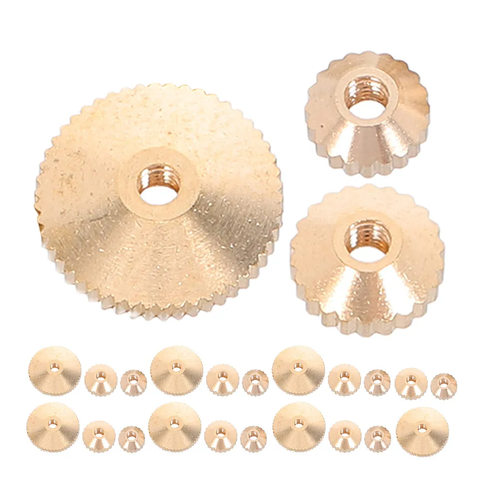 24 Pcs Clock Components Kit Mechanism Accessories Hardware Movement Nut Replacement Parts