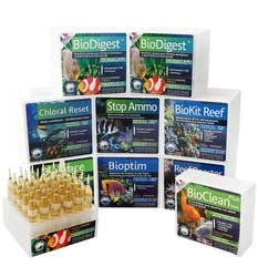 Prodibio-Biokit Reef Booster, BioTrace, BioTrace, Bioptim, Coral Vits Stop Ammo, All in One Listing for Fresh Water, 30vials