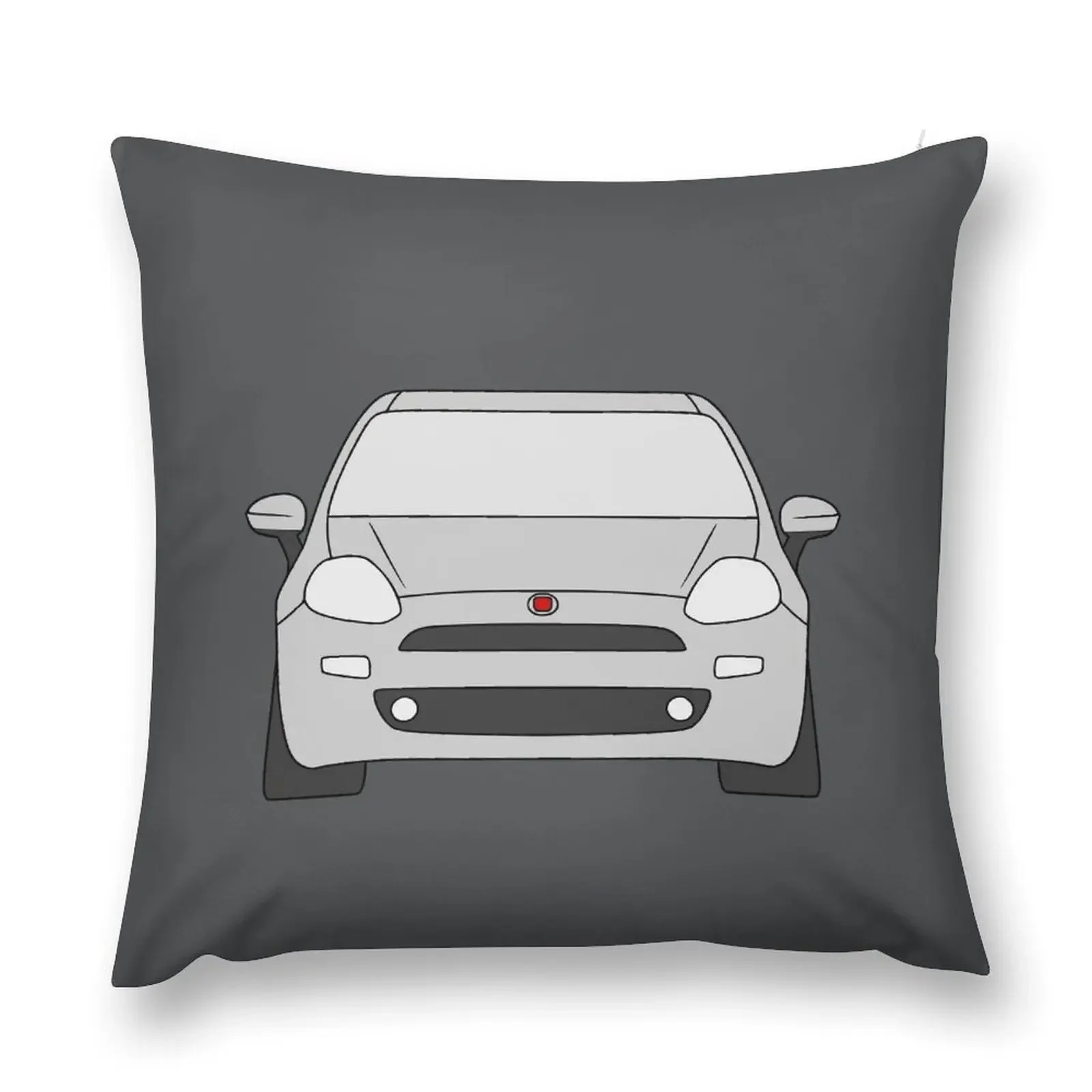 Fiat Punto Grande Punto Facelift silver color Throw Pillow Pillow Cover Sofa Cushions Cover pillow