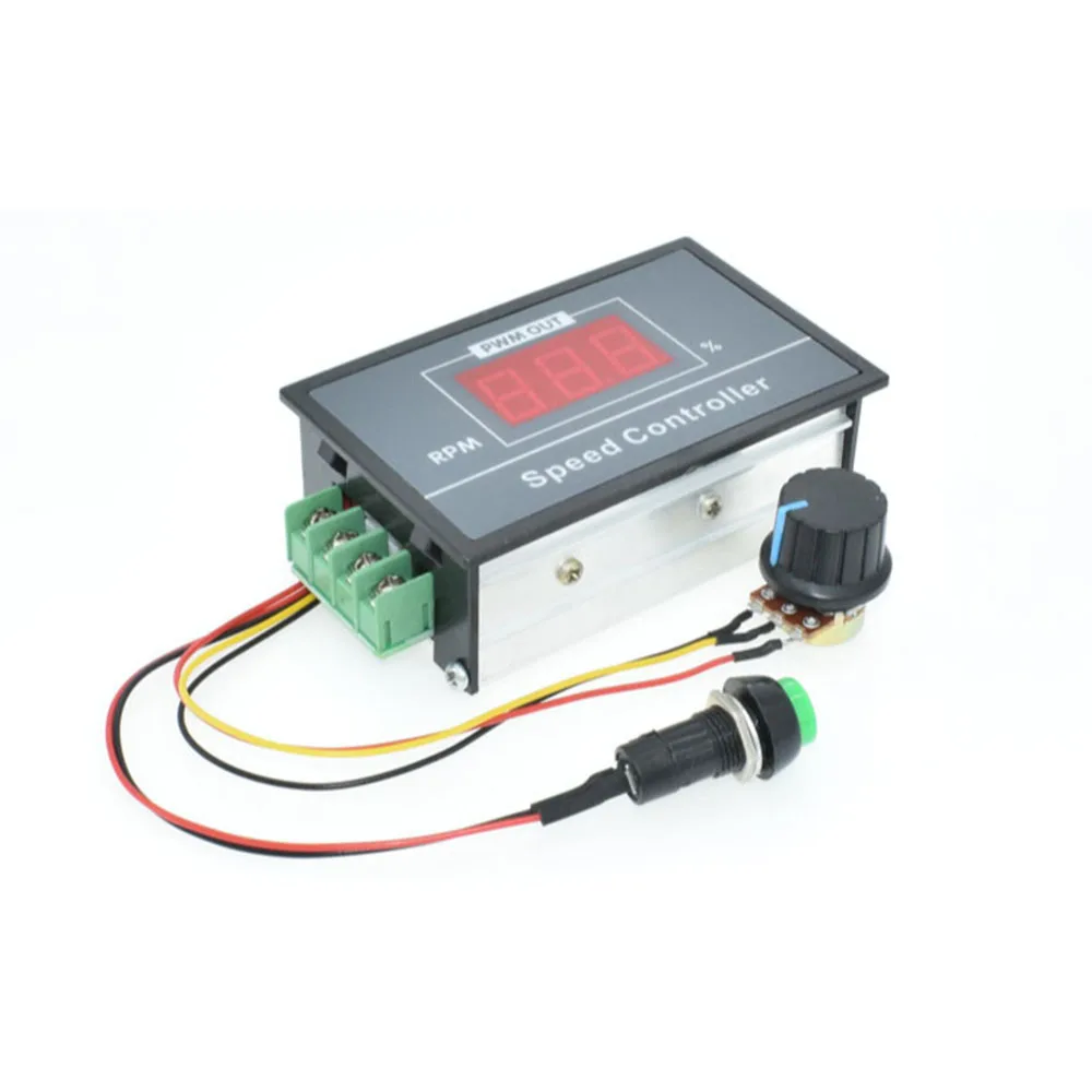 

DC 12V 24V 36V 48V 30A PWM DC Motor Speed Controller Regulator Motor Speed Controller with Start Stop Switch