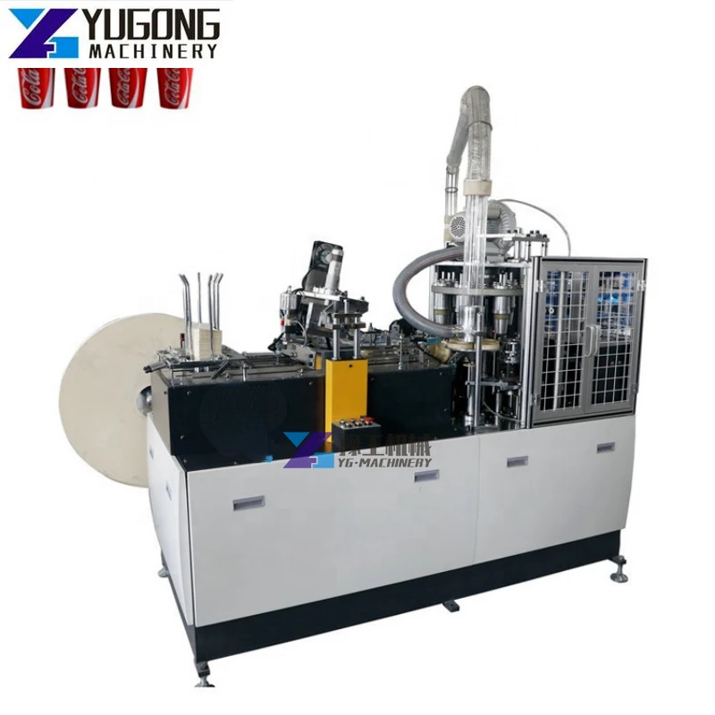 Fully Automatic High Speed Paper Cup Production Making Machine Manufacturing Machines Line Disposable Paper Glass Machine