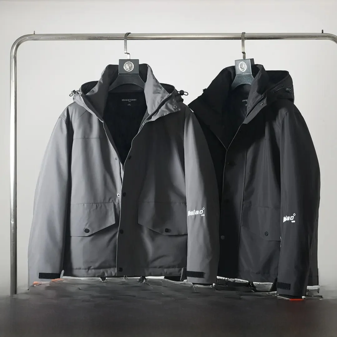 

High Insulation down Jaet Men's Outdoor Sportswear Windproof Water-resistant 90 Du down Vest Warmth Thi Autumn Winter Coat