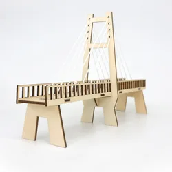 Wooden Bridge DIY Model Educational Technology Kit