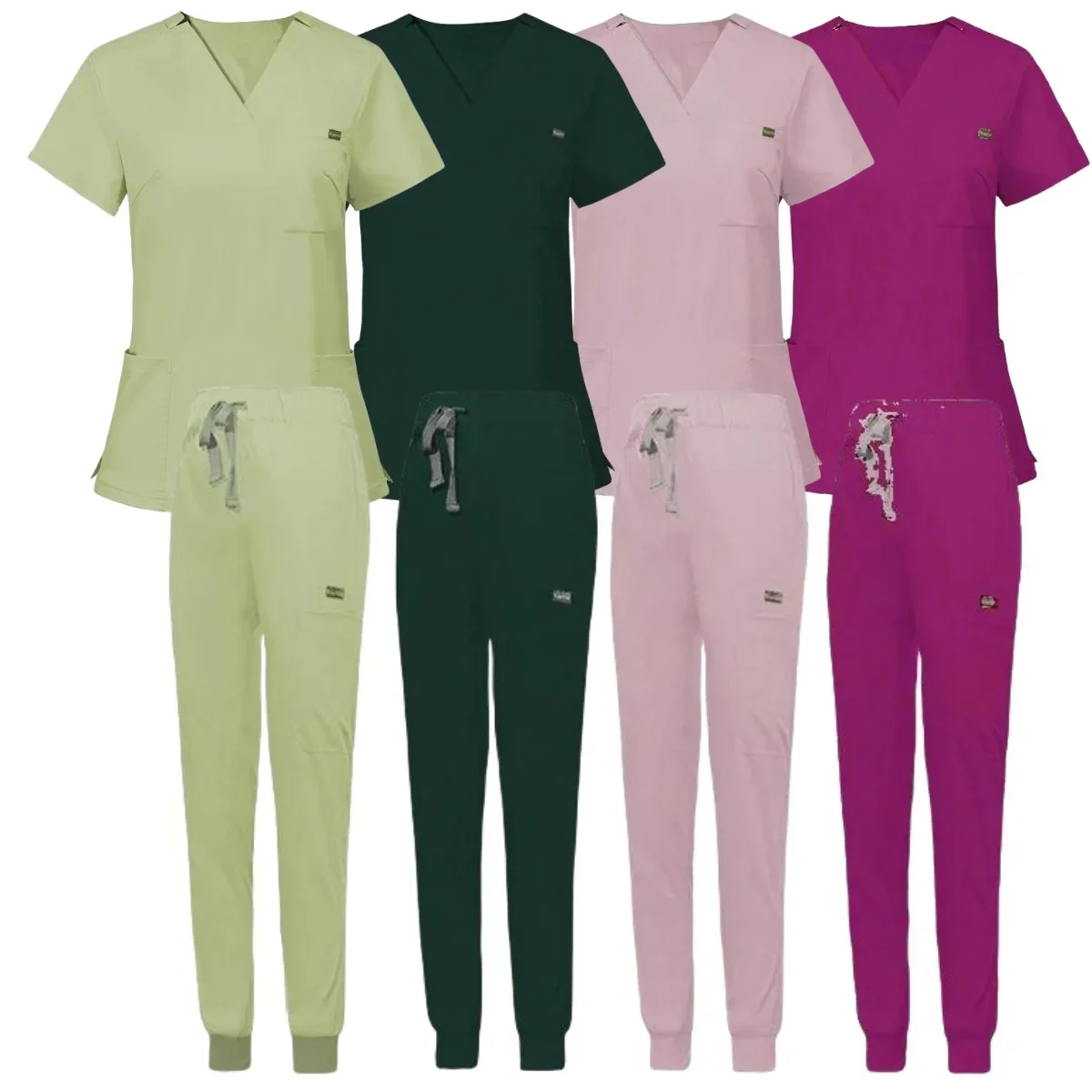 Sala de cirurgia Uniforme Médico, Suprimentos Médicos, Enfermeira Cirurgia Dentária Terno, Workwear, Hospital Trabalhando Scrubs Set, Atacado