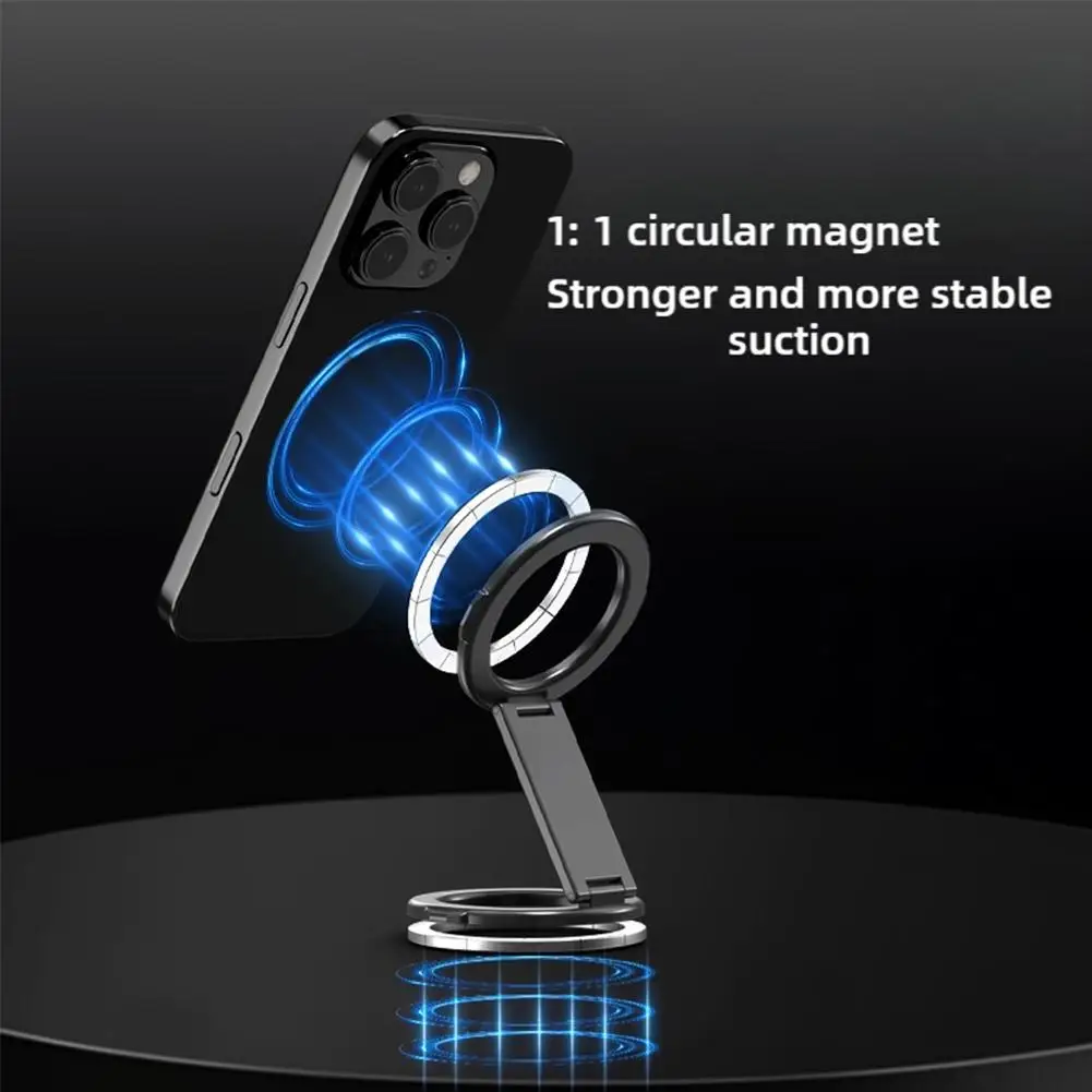  Double-sided Magnetic Phone Finger Holder Desktop Stand For IPhone 14 15 16 Pro Max Phone Accessories