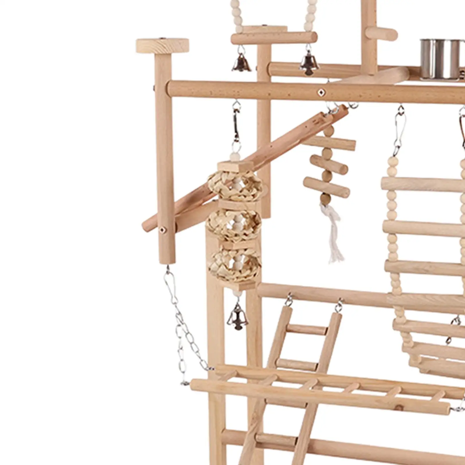 Bird Playground Parrot Playground Cage Accessories Bird Play Bird Perches Stand for Finches Lovebird Hummingbird