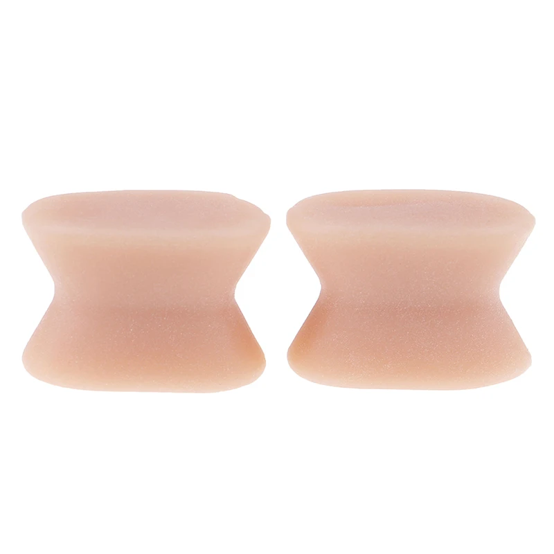 2pcs Del Gel Del Silicone Toe Separatore Per Borsite Correttiva Alluce Valgo Pollice Sovrapposizione di Riparazione Osso Ortesi Raddrizzatore 3 Size