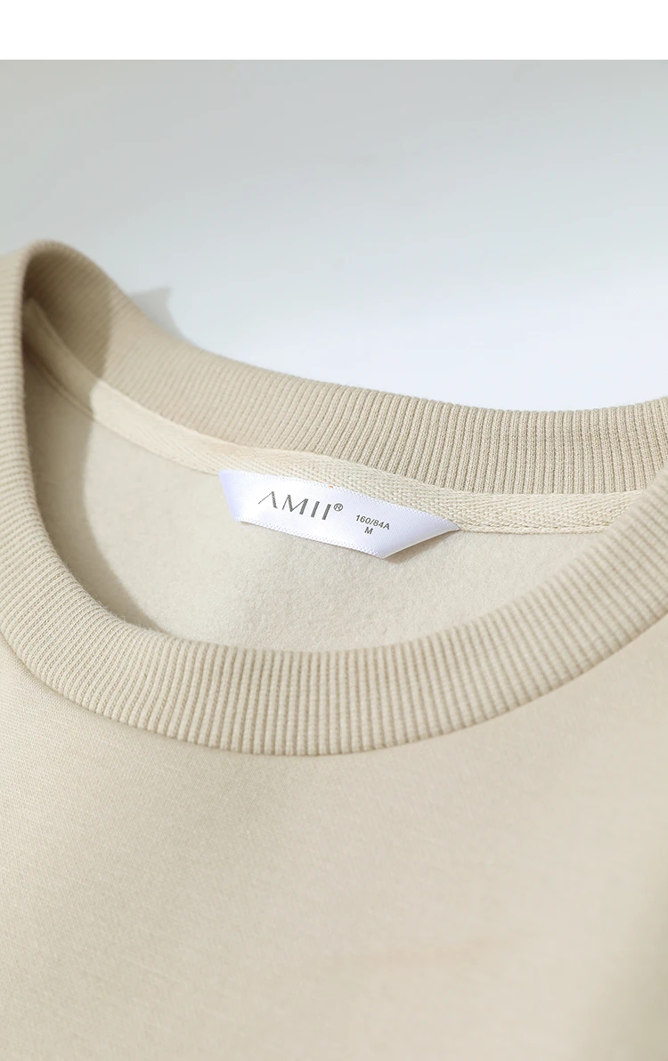 Amii Patchwork Women's Dress 2025 Winter New Casual Versatile Warm Sweater O-Neck Loose A Line Sweatershirt Dress Women 12544123