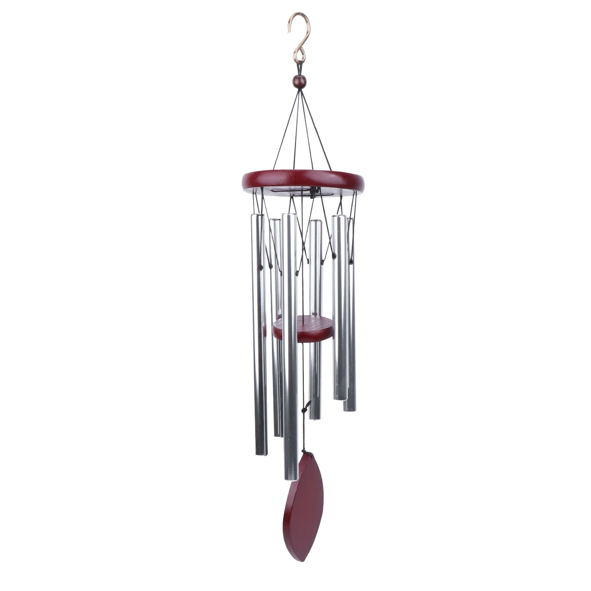 

Wooden Wind Chime Handmade Durable Retro Design Hanging Decoration Bamboo Doorbell Fengshui Ornament Pendants
