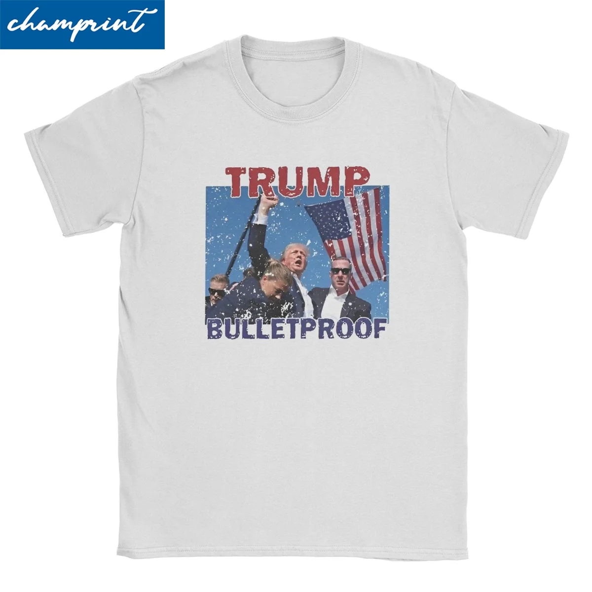 Men Women T-Shirts Donald Trump Assassination 2024 Election Funny Pure Cotton Tees Short Sleeve T Shirt Clothes Graphic