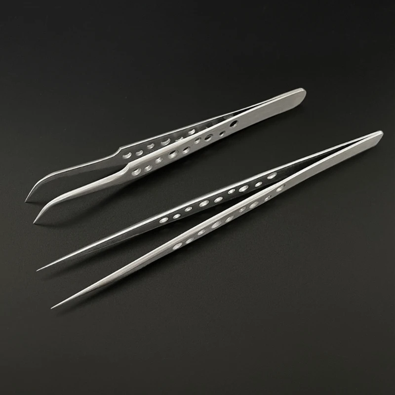 Gerade Spitze Präzision Edelstahl Pinzette Handy Reparatur Hand Werkzeug Dropship