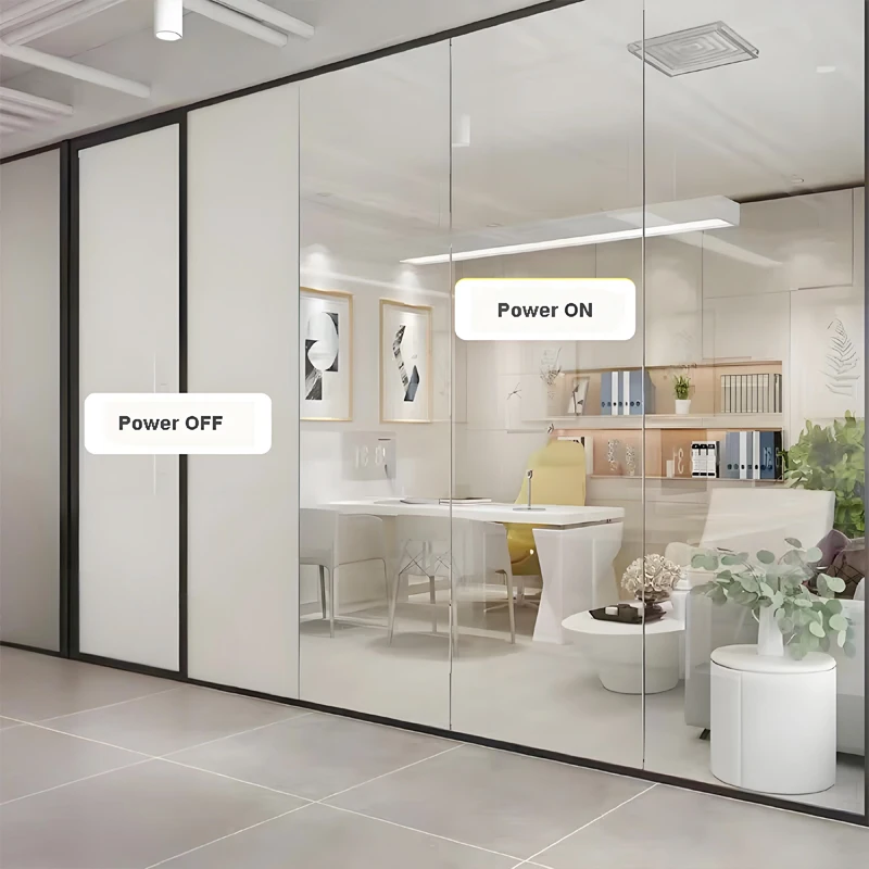 Smart Glass Partition Wall for Office & Conference Room Advanced PDLC Film  Instant Privacy & Modern Design Solution