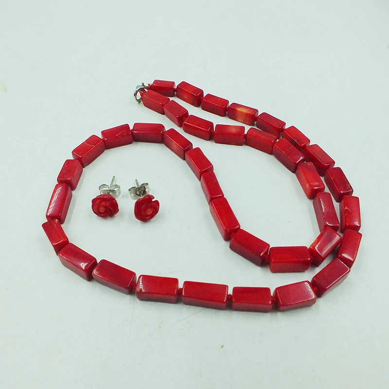 6MM 100% Genuine  Red Coral Necklace. gift for wife or Mum 17\