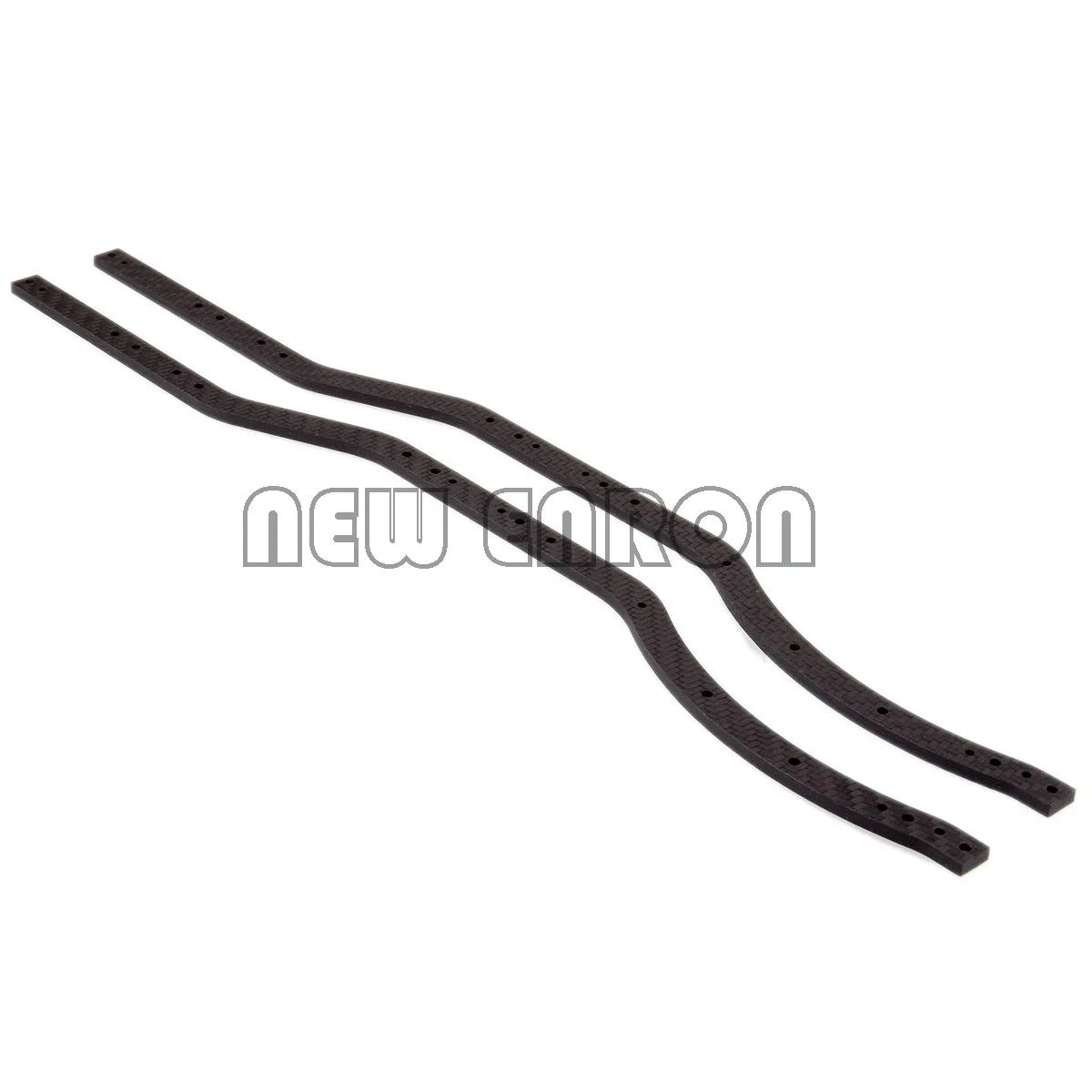 2P Metal 415mm Chasis Rail Set Black AX30502 For RC Crawler Car Axial 1/10 Racing SCX10 AX90022 90025 90027 90028 90034 90035