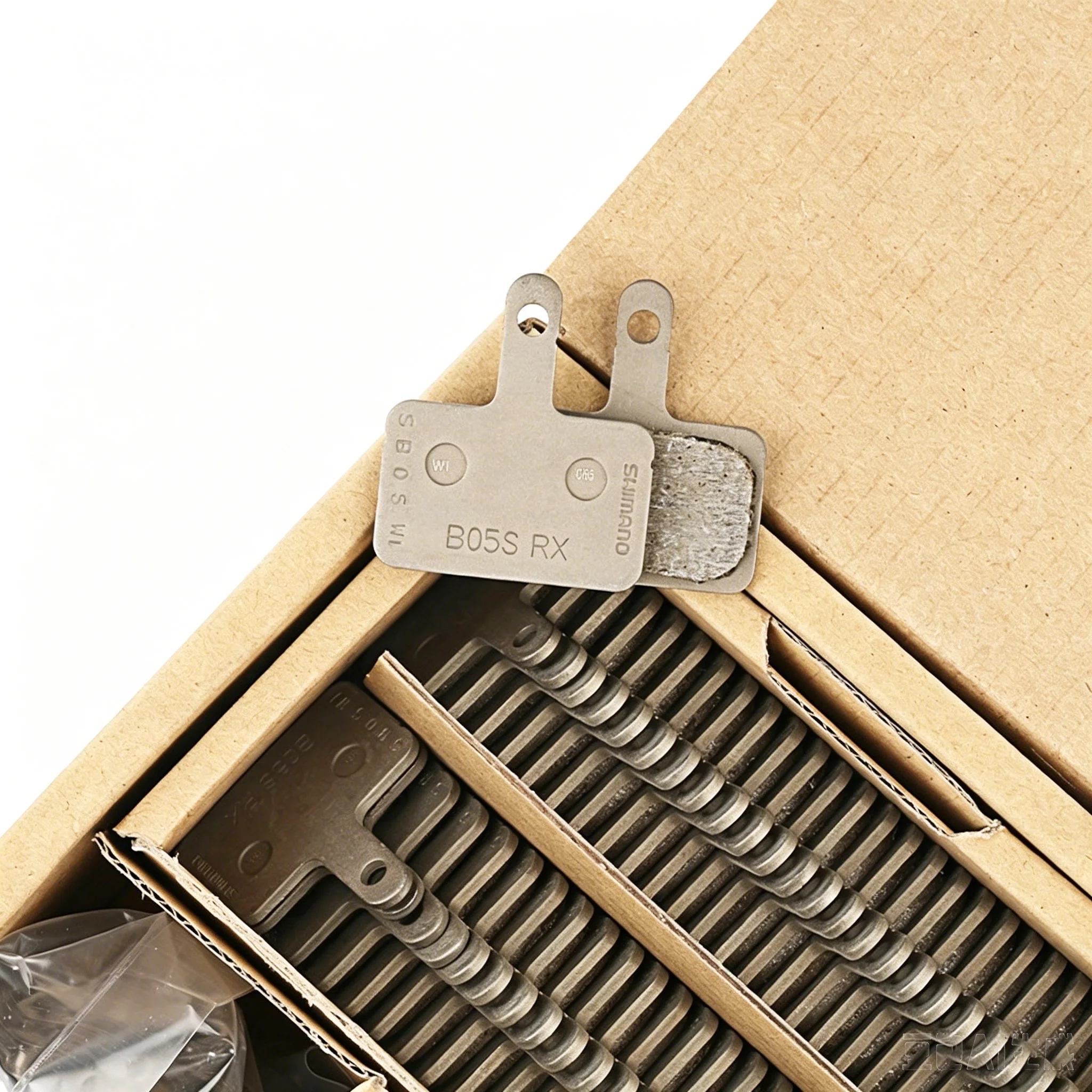 Original Shimano B05S-RX Harz-Bremsbeläge, Inklusive Federn und Stifte, Geeignet für BR-Serienmodelle wie M4050, M395, M525 – Detail 5