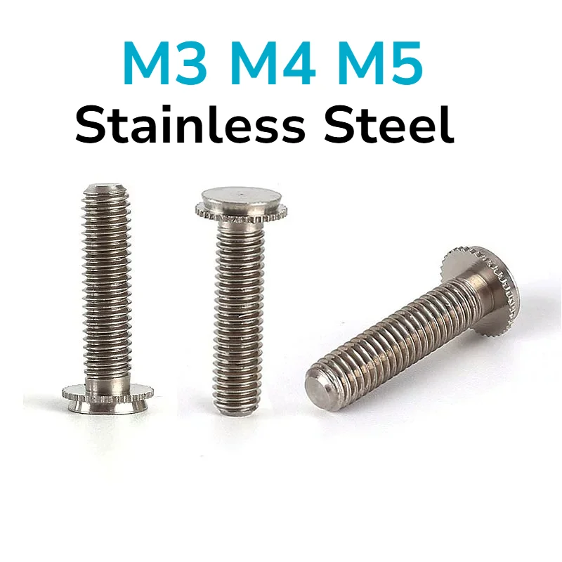 M3 M4 M5 Stainless Steel Countersunk Head Press Rivet Screw Pressure Riveting Screws Pressure Plate Bolts CHC/CFHC