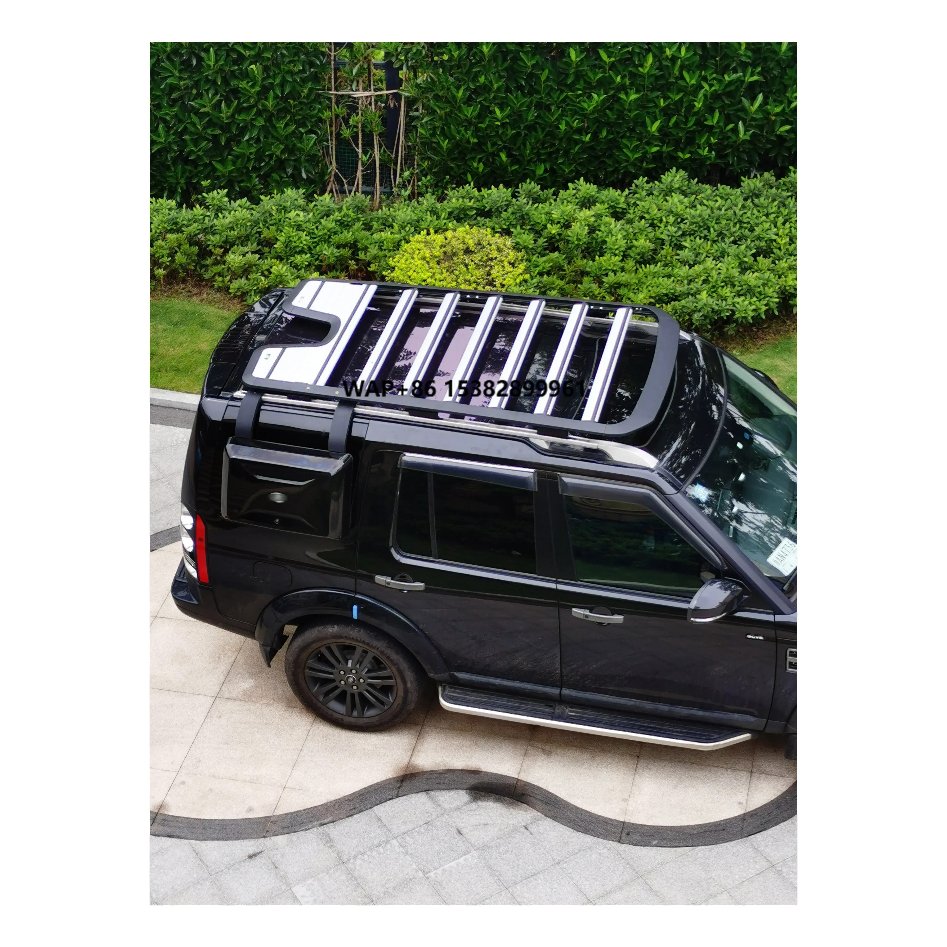 

Iron Steel Roof Rack Luggage Rack Carrier Basket Roof Basket for Discovery 4 Steel Roof Rack 2010 2016