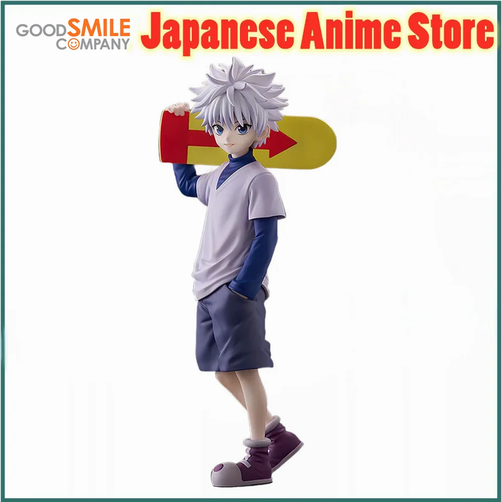 

Original Bandai HUNTER×HUNTER Killua Anime Figure POP UP PARADE Action Figurine Toys 16CM Collector Model Doll
