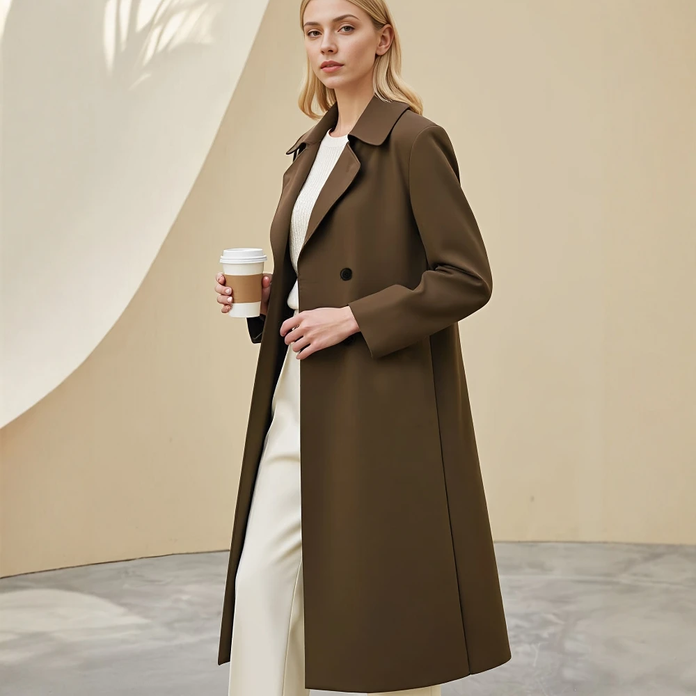 

Casual Winter Clothes Windbreaker Women's Coat Comfortable Outerwear for Cold Weather Fashionable Trendy Style