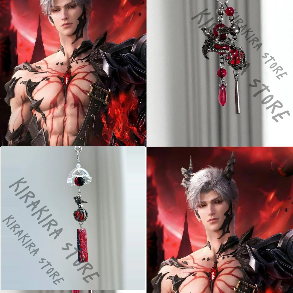 

Love and Deepspace Sylus Anime Phone Chain Cosplay Decoration Keyring Pendant Mascot Knickknack Keychain Commemorate Gift