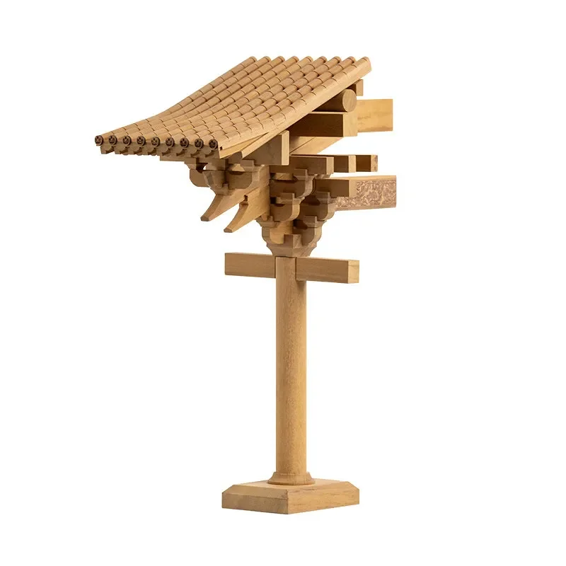 Song Yun Liu Pu for bucket arch building block Chinese ancient architecture tenon and mortise model assembly toy gift teaching