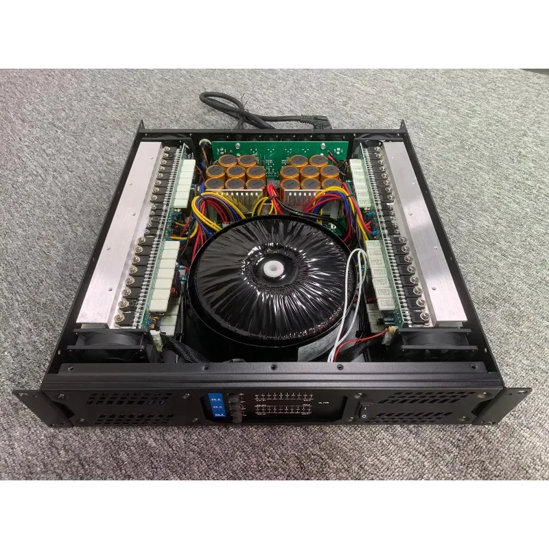 Class H 4-channel Amplifier Professional Audio Power Amplifier 2U 4x800w High Output Power for Stage Show Outdoor Concert
