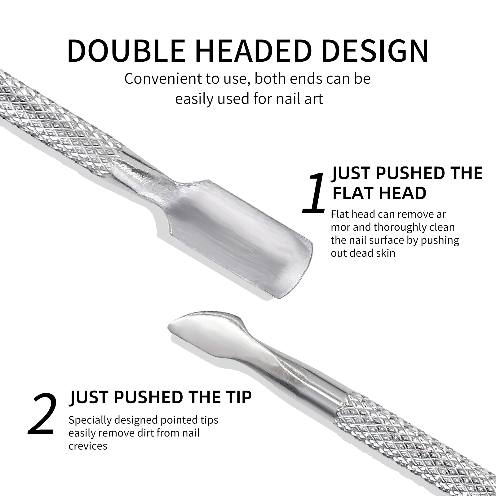 4/5 ชิ้น Professional สแตนเลสสตีลตัดเล็บกรรไกร Nippers Multi Function Cuticle Pusher Remover Nail Art Care ชุดเครื่องมือ