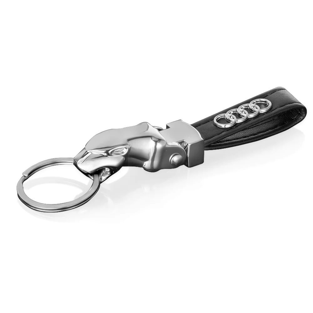 Metall-Autoschlüsselanhänger für Audi Sline A1 A2 A3 A4 A4L A5 A6 A7 A8 A8L TT Q1 Q2 Q3 Q4 S8 Auto-Schlüsselringe Zubehör