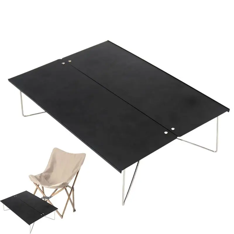 

Folding Camping Table Foldable Banquet Portable Table Folding Outdoor Utility Table for Beach Supports Maps Laptops Drinks