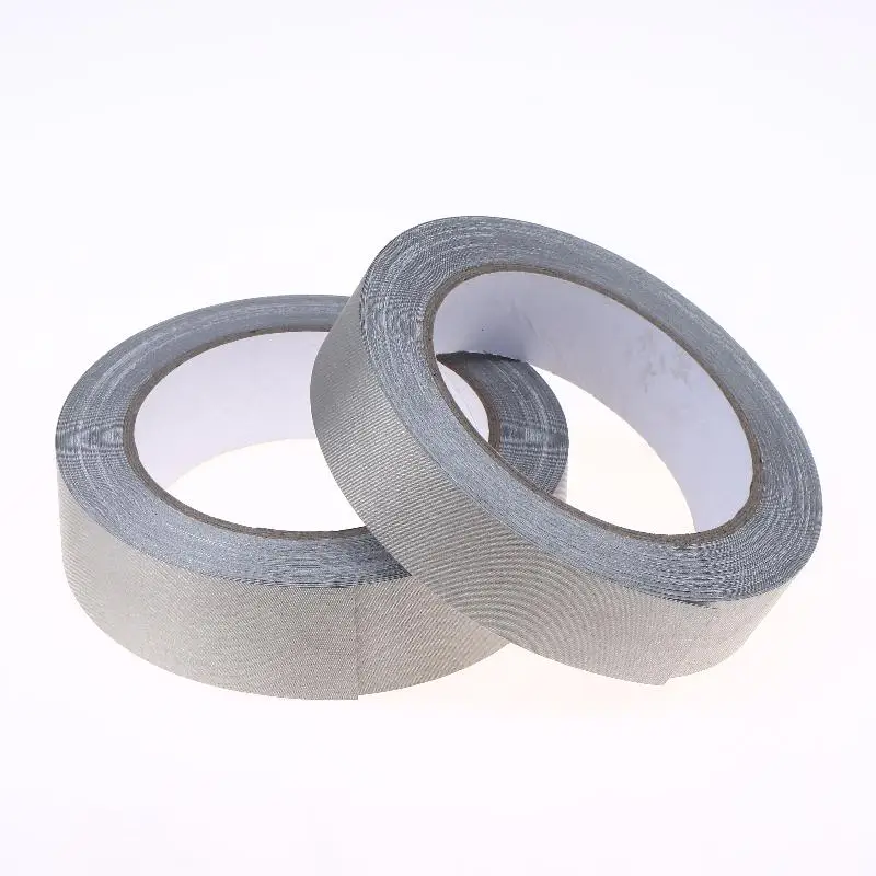【New】20M Tape Double Conductive Fabric Tape 5mm~50mm Width Single-Sided Laptop Cellphone LCD EMI Shielding Adhesive Tape