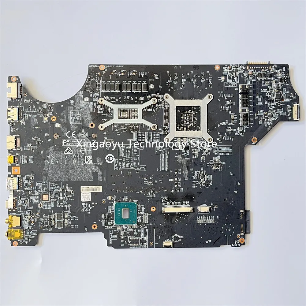 Placa base Original para ordenador portátil MSI GE62VR, GP62VR, GE72VR, MS-16J91, MS-17991, I5-7300, GTX1050, prueba 100%