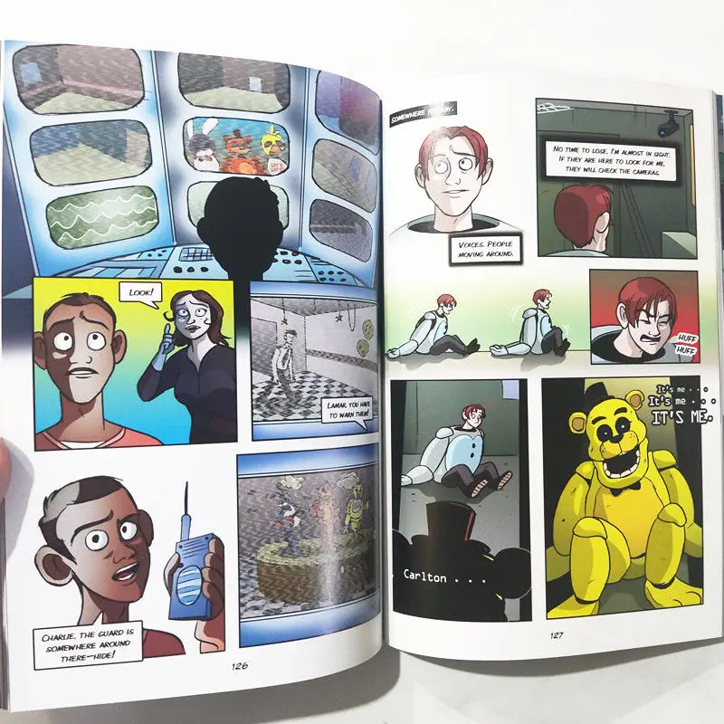 Imagem -03 - Caixa Quadrinho Original Inglês Cinco Noites da Graphic Novel Trilogia Três Volumes Vendidos Juntos Brochura em