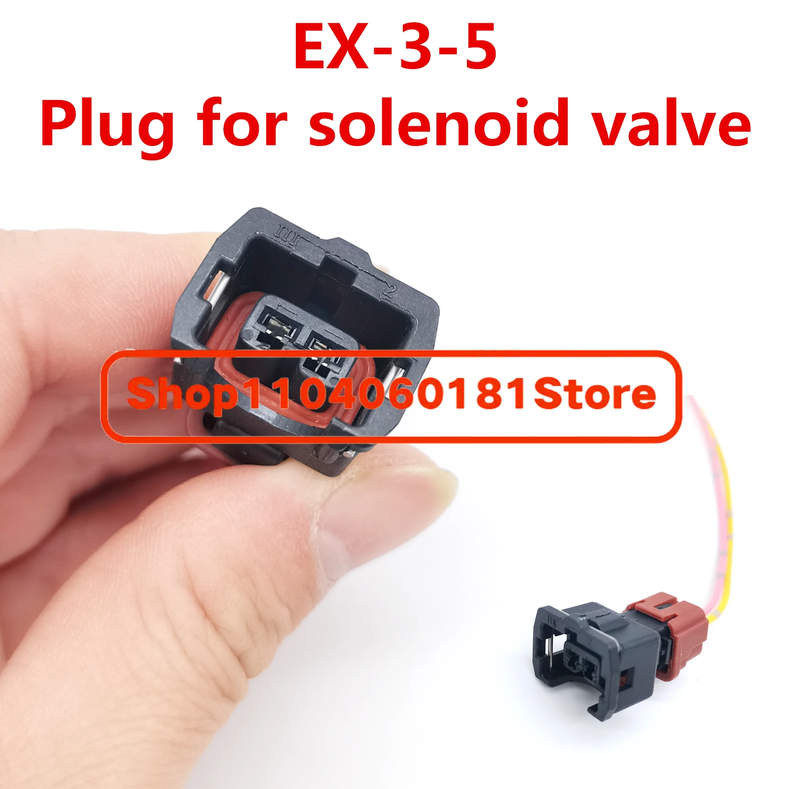 

Excavator parts suitable for Hitachi EX120 200-3-5 220 hydraulic pump solenoid valve pilot solenoid valve pair plug EX300-3-5