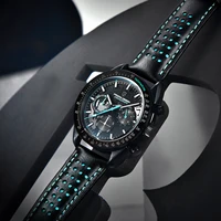 Reloj PAGANI DESIGN Moon para hombre, Reloj de cuarzo a la moda, cronógrafo deportivo con esqueleto resistente al agua, cristal de zafiro AR 1779 Reloj para hombre