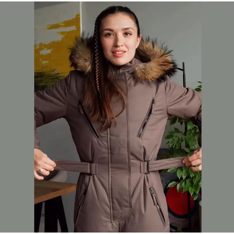 Warm Hooded Puffer Winter Jumpsuit. S127c3e3e341d47aca1abcf5def7b5609A