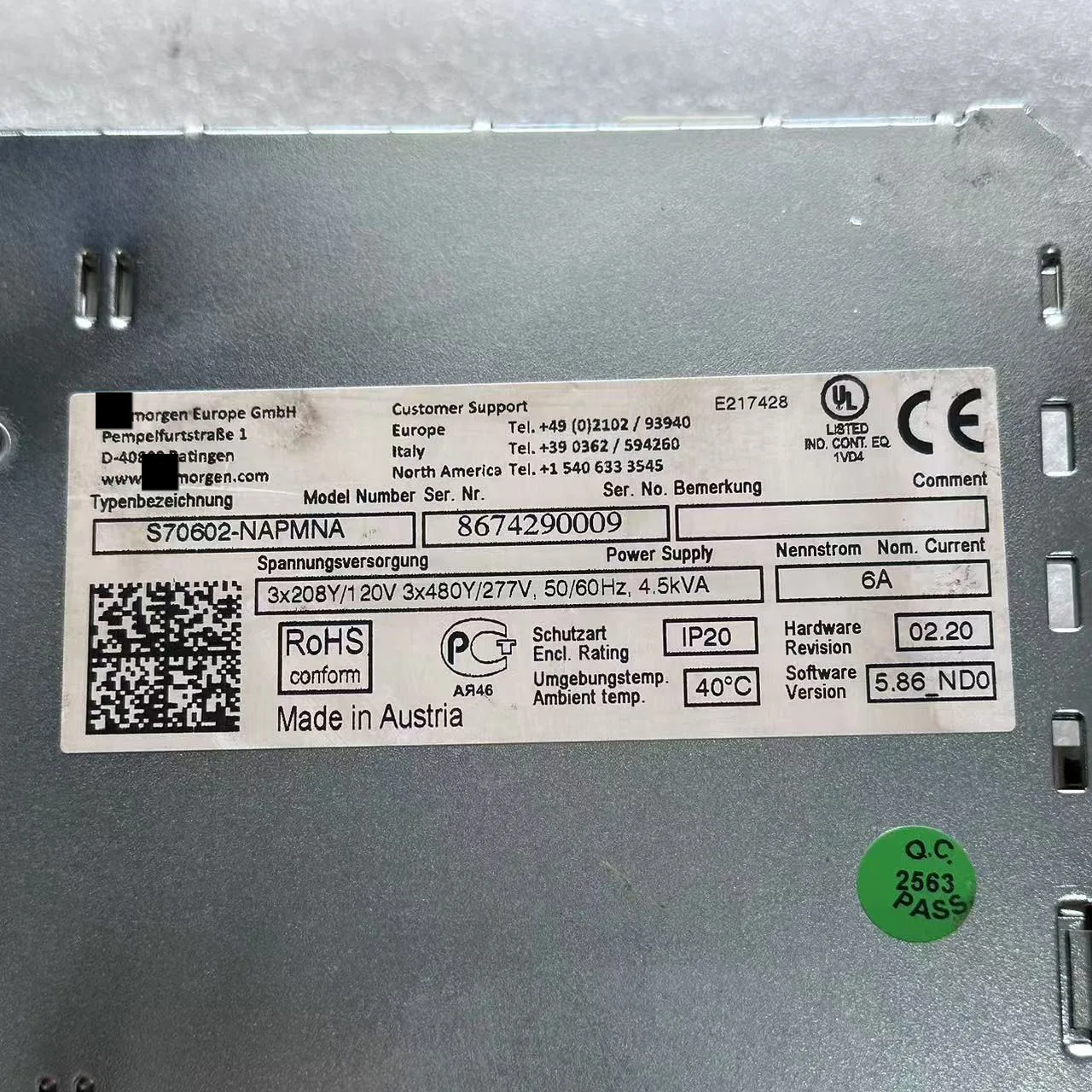 S70602-NAPMNA AKM44E-ANCNDA00 Servo Drive and Motor