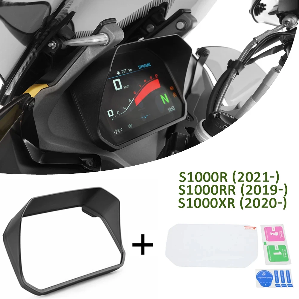 

NEW Motorcycle Instrument Speedometer Visor Meter Guard+protection film For BMW S1000RR S1000XR S 1000 RR XR 2020
