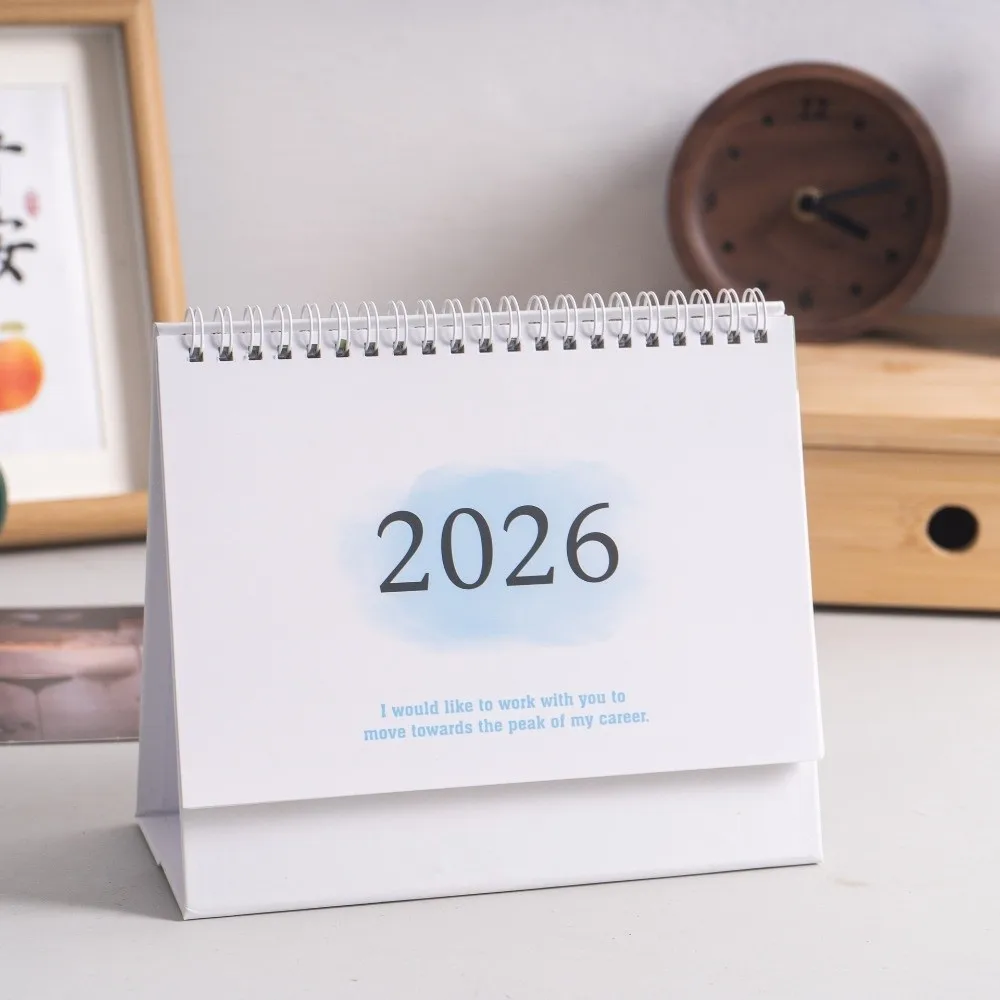 

Gradient Color 2026 Desk Calendar Small Fresh Thickened Paper New Year Calendar Time Management To Do List