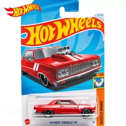 2024H Original Hot Wheels Car 64 Chevy Chevelle SS Toy for Boy 1/64 Diecast Metal Vehicle Model Juguetes Collector Birthday Gift