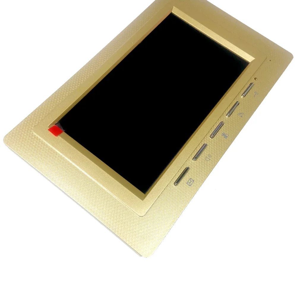 1Set TFT LCD Color Monitor Door Access Intercom System HD Camera 7” Video Door Phone Waterproof Wire Doorbell Calling System