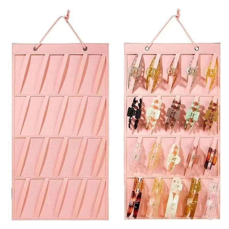 Storage Hanger Girls Women Hair Clip Display Stand Claw Clip Organizer Hair Clip Organizer Premium Felt Hanging Claws Clips