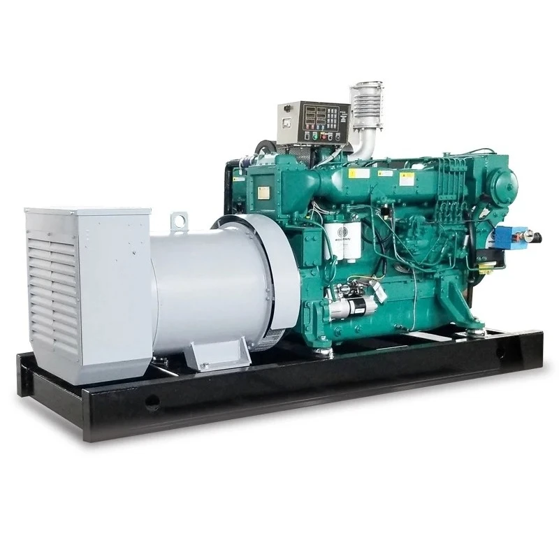 With CCS Certificate Open Type 100kw Marine Disel Generator With Weichai Engine WP6CD132E200 125kva Generator view 5