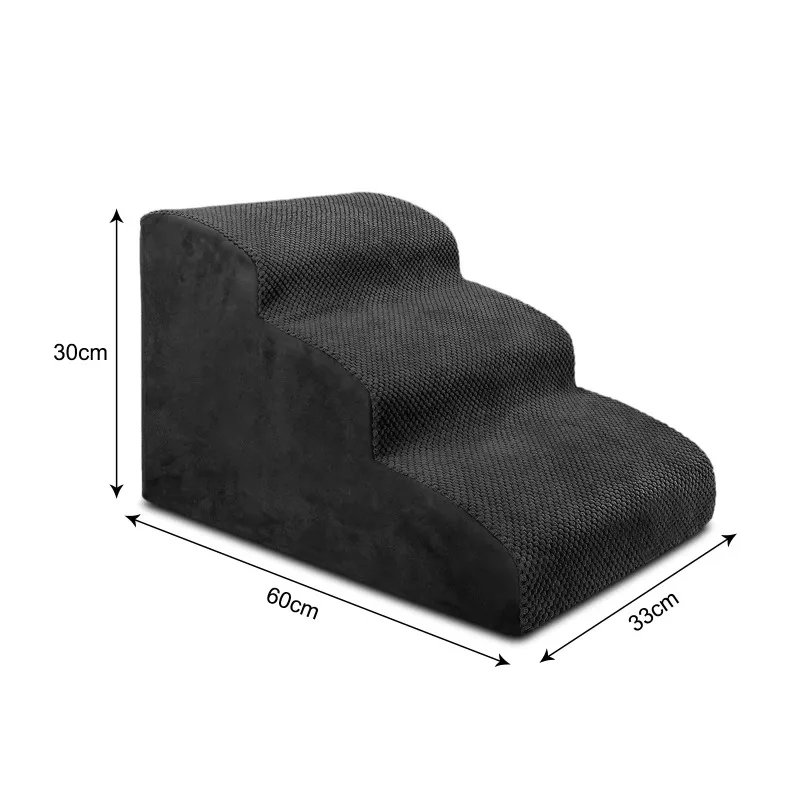 

Pet Dirty Ramp Resistant Steps Bedside Sofa Removable Foam Dog Stairs