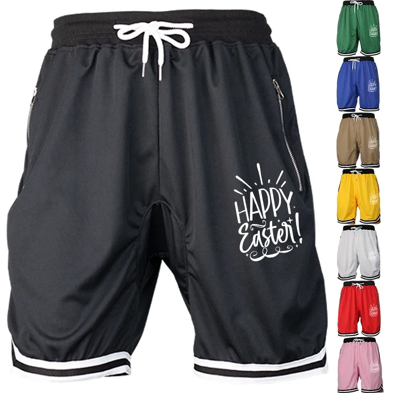 

Мужские летние баскетбольные фитнес-спортивные модные хип-хоп дышащие сетчатые свободные повседневные спортивные штаны шорты