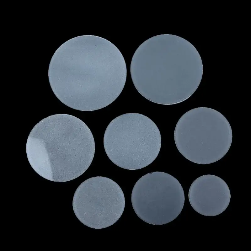 5PCS Matte Glass Round Flat Semitransparent Frosted Glass Lampshade For LED Lamp Down Light Flashlight