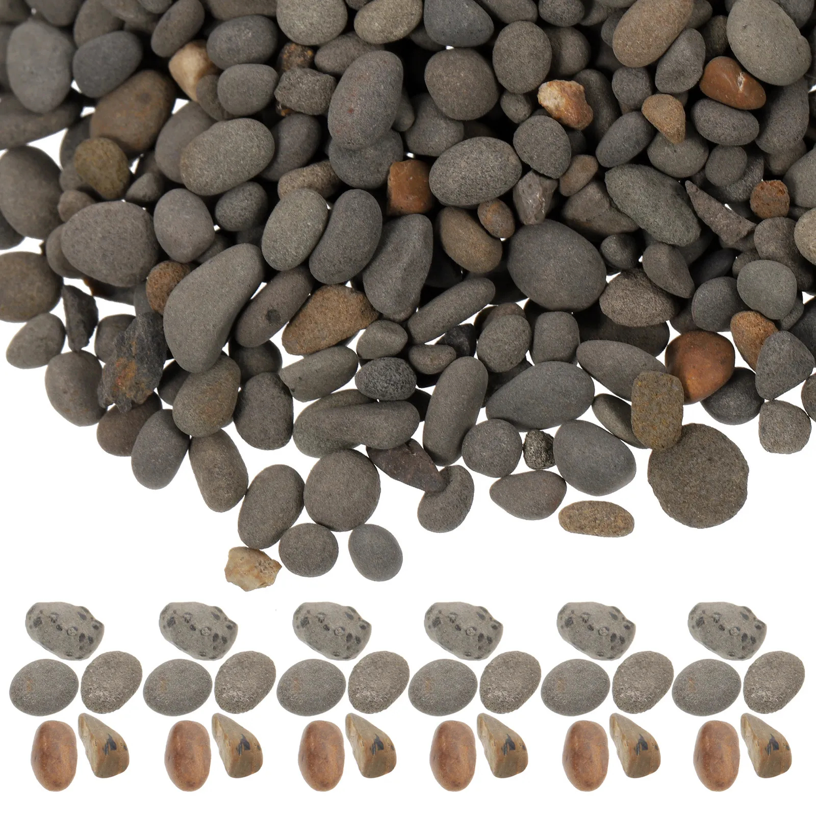 1 Bag Premium Natural Microlandscape Rocks Decoration for Fish Tank Sand Table Mini Garden Diorama Scenery Basing Stone