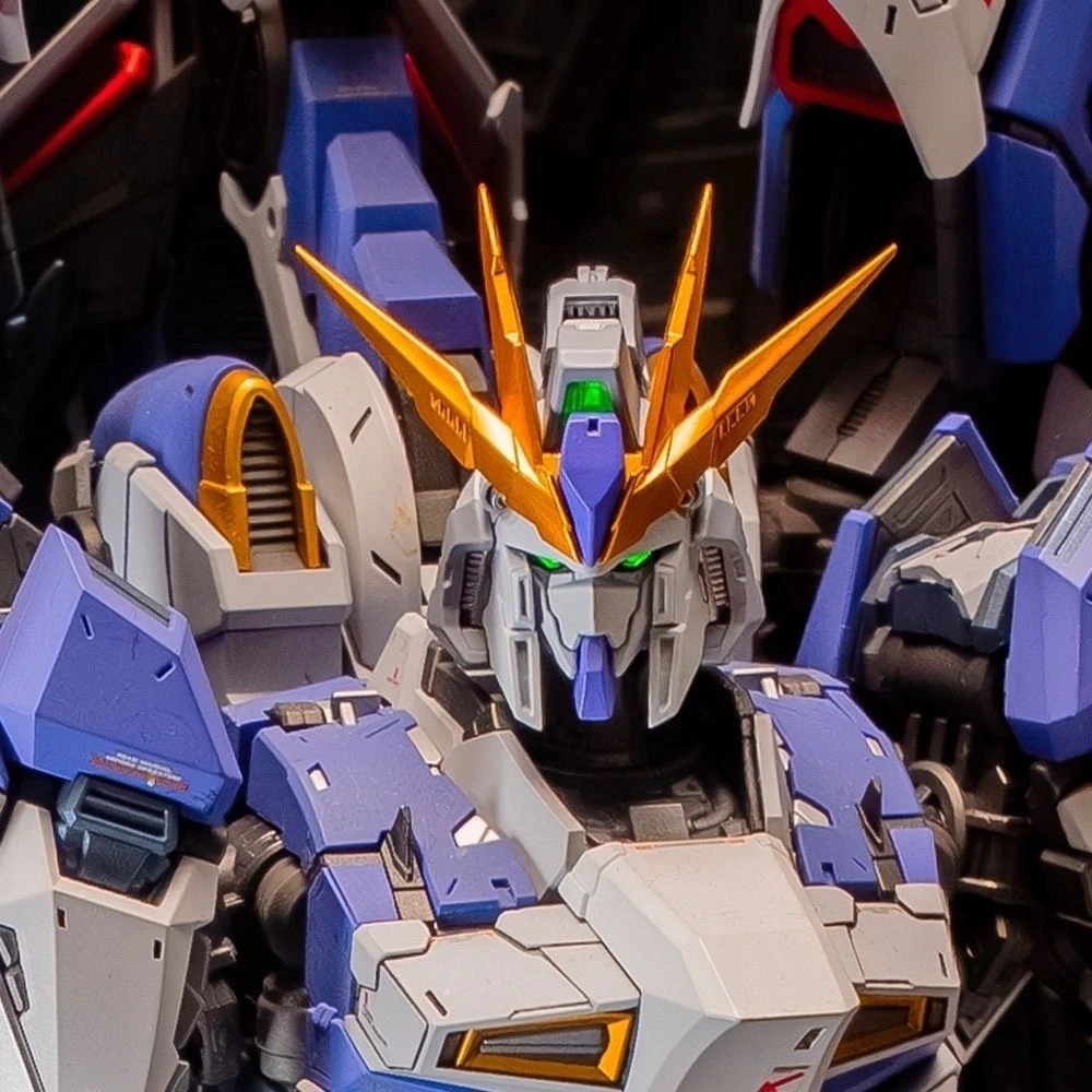 ชุดประกอบโมเดลหุ่นยนต์ 1/100 มินเนอร์วา ซีรีส์ Mechanical Myth รุ่น PINGTIANHAINIU ชุดแกะสลักหัว สำหรับ RX-93 V Hi-v Sky Defender พร้อมไฟ LED ของขวัญ