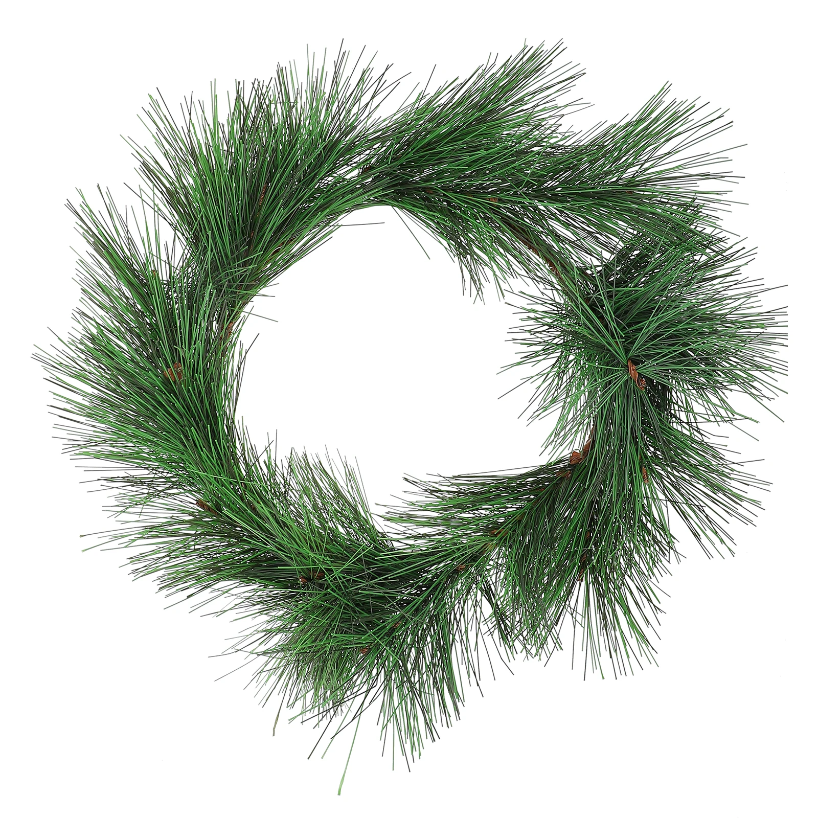 

Pine Needle Garland Christmas Decor Simulated PVC Wreath Home Party DIY Holiday Xmas Window Door Ornament Festive